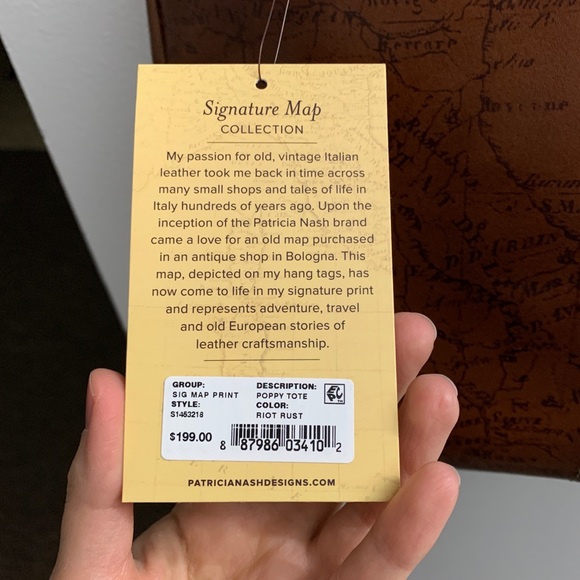 ❗️SOLD❗️Patricia Nash Poppy Tote Bag - Picture 8 of 8